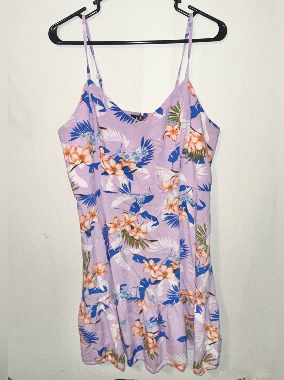ANA Floral Purple Dress
